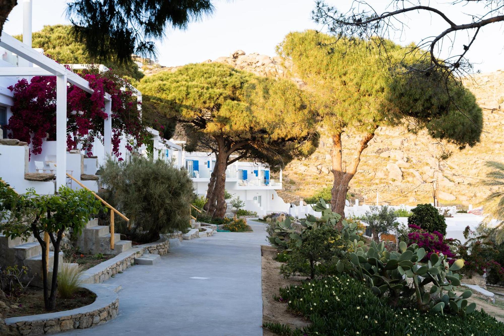 Rhenia Hotel Tourlos Buitenkant foto